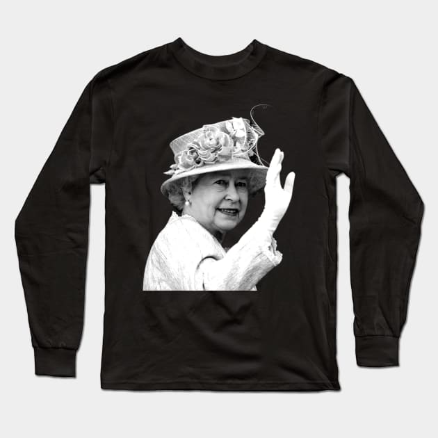 Legendary Queen 1926-2022 Long Sleeve T-Shirt by myartworkdiary
